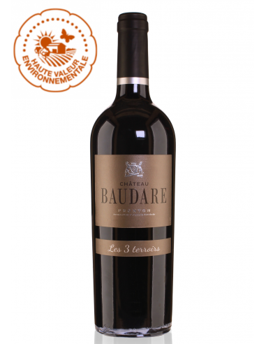 Vin Rouge : Château Baudare - 3 terroirs